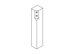 Composant 12 1 pied gauche a19180.e.12 208A19180E12