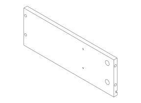 Composant 15 – panneau latéral milieu gauche tiroir haut a19128.o.15 pour racine 208A19128O15