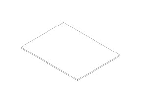 Composant 19 – panneau inférieur tiroir haut a19128.o.19 pour racine 208A19128O19