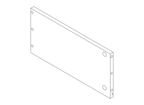 Composant 20 – panneau latéral gauche tiroir bas a19128.o.20 pour racine 208A19128O20