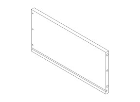 Composant 21 – panneau latéral droit tiroir bas a19128.o.21 pour racine 208A19128O21