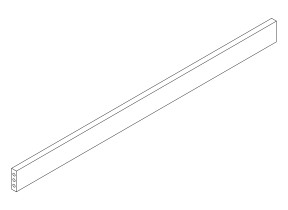 Composant 6 traverse avant haute a19129.o.7 208A19129O7