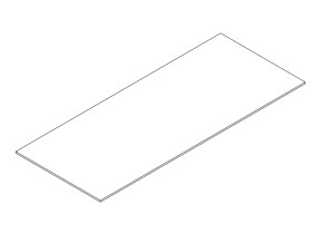 Composants 24bottom panneau low tiroir / bas tiroir fond 208A19129O24