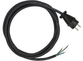 Cordon alimentation3-polig 3m schwarz h05rr-f 3g1,5 1160330