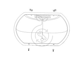 Couvercle argon hw01110a-10-03 541HW01110A1003