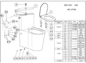 Couvercle de réservoir wc easy neo blanc 127slida pour wc sensea 382127SLIDA