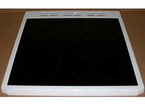 Dessus vitrocéramique avec cadre blanc 4410300037