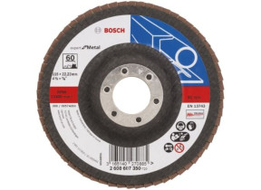 Disque à lamelles Expert for Metal 115 Bosch 22,23 60 plateau droit en fibre de verre - 2608607350