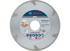 Disque à tronçonner diamanté PRO Marble 115 x 22,23 mm Bosch - 2608602689