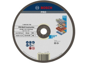 Disque abrasif PRO Multi Material Bosch 180 x 1,6 x 22,23 mm - 2608602766
