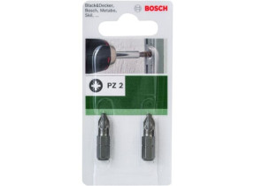 Embout de tournevis standard PZ Phillips Pozidriv PZ 2 BOSCH 2609255923