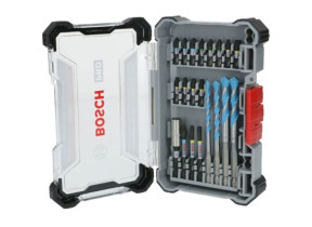 Embouts de vissage PRO Impact et forets Multi Construction Bosch Set mixte de 20 pièces - 2608521U83