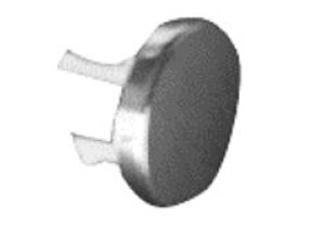 Enjoliveur de trop-plein pour lavabo chromé en plastique 388311176YP1TE