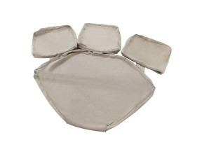 Ensemble 1 housse assise + 3 housses dossier fra02209-sbc pour racine 064FRA02209SBC