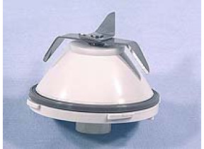 Ensemble de couteau blanc + embase gris KW711170