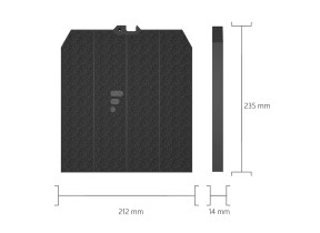 Filtre a charbon rect. (voir adv) 103050107