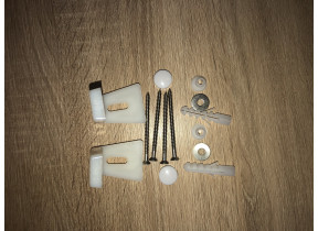 Fixation sol wc avec cache blanc tl309c pour wc sensea 382TL309C