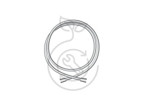 Flexible de douche pvc 150 cm chrome h21400-cp 399H21400CP