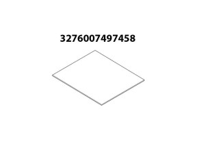 Fond hdf antidérapant 417x379x5 fsc + supports plastique r5000003 pour racine 566R5000001