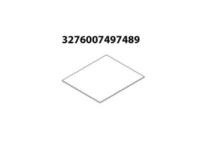 Fond hdf antidérapant 417x379x5 fsc + supports plastique r5000004 pour racine 566R5000002