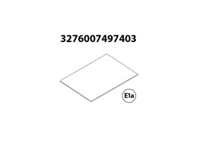 Fond hdf sans antidérapant 421x327x5 fsc + supports plastique r6130006 pour racine 566R6130002