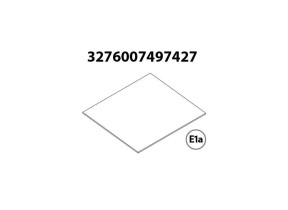 Fond hdf sans antidérapant 421x377x5 fsc + supports plastique r6130007 pour racine 566R6130003