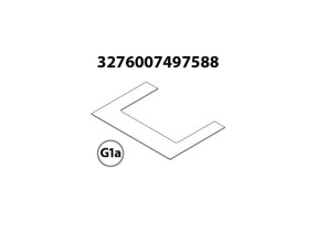 Fond hdf sans antidérapant art. 485-19dl2 fsc + supports r4850005 pour racine 566R4850001