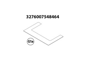 Fond hdf sans antidérapant art. 485-21dl2 fsc + supports r4850004 pour racine 566R4850002