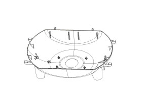 Foyer argon hw013222a2001a pour racine 541HW013222A2001A