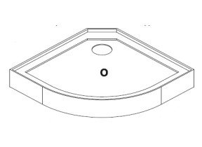 Geo receveur de douche 085GEOST