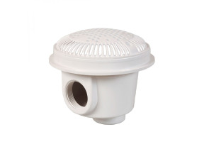 Hayward - Bonde de fond anti-vortex - 2 pouces - Pour piscine enterrée Béton - Blanc - WG1054AVE