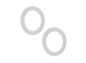 Hayward - Lot de 2 rondelles papillon pour filtre à cartouche de piscine - Blanc - CX900WPAK2