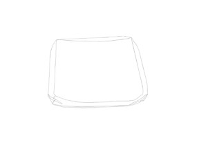 Housse coussin pour tabouret oris gris foncé (1 pc) 8103710001 pour racine 3488103710001