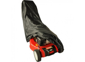 Housse tondeuse en polyester noir. dimensions: 185 x 59 x 68cm. 9102491