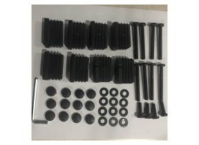 Kit-1px table fix k0003 gris foncé k0003d-sk pour racine 072K0003DSK