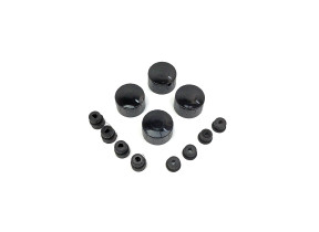 Kit 4 boutons noirs table de cuisson 00539105