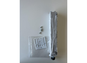 Kit 5 pied charm blanc sous-meuble avec quincaillerie kit 5 pour racine 577KIT5