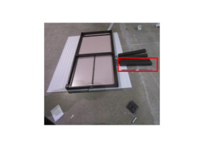 Kit de 2 pieds avec 2 tiges filetées moka lrly-kl-mo pour racine 072LRLYKLMO