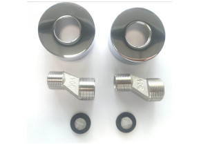 Kit de fixation chrome yg4003-17 cp pour racine 471YG400317CP