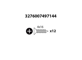 Kit de quincaillerie a art.720 dl2 s7072000-01 pour racine 566S707200001