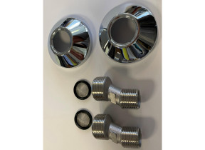 Kit fixation anders chrome (rosettes + rondelles + clé) r898064crad pour racine 598R898064CRAD