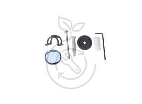 Kit fixation murale + cache supérieur chromé 1390352-001 3321390352001