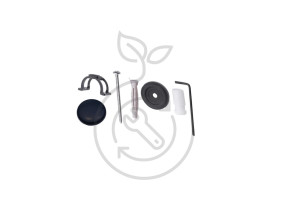 Kit fixation murale + cache supérieur noir 1390352-002 3321390352002