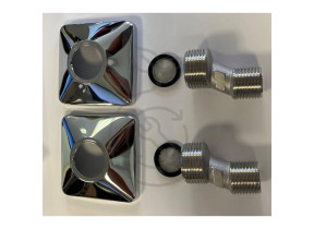 Kit fixation studio thermo chrome (rosettes + rondelles + clé) r898063crad 598R898063CRAD