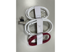 Kit flexible : tuyau rouge 1/4\', tuyau blanc 1/4\' + 3/8\', vanne sptu001 668SPTU001