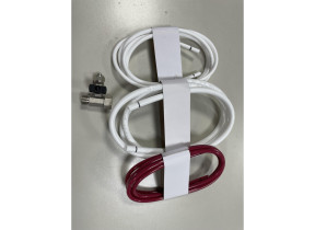 Kit flexible : tuyau rouge 1/4\', tuyau blanc 1/4\' + 3/8\', vanne sptu001 pour racine 668SPTU001