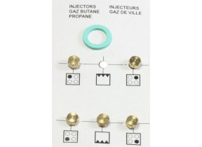 Kit injecteurs butane pour cuisiniere beko 4431910054