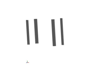 Kit pieds chariot murcia kit 142 pour racine 359KIT142