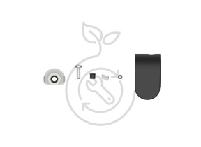 Kit poignée bain thermo icone noir b38041-th2 399B38041TH2