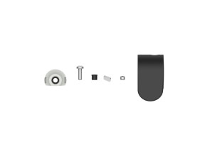 Kit poignée bain thermo icone noir b38041-th2 pour racine 399B38041TH2